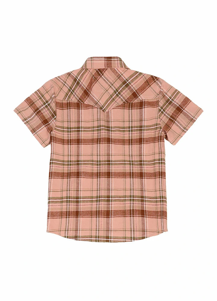 Kid's Short-Sleeve Western Flannel Shirt