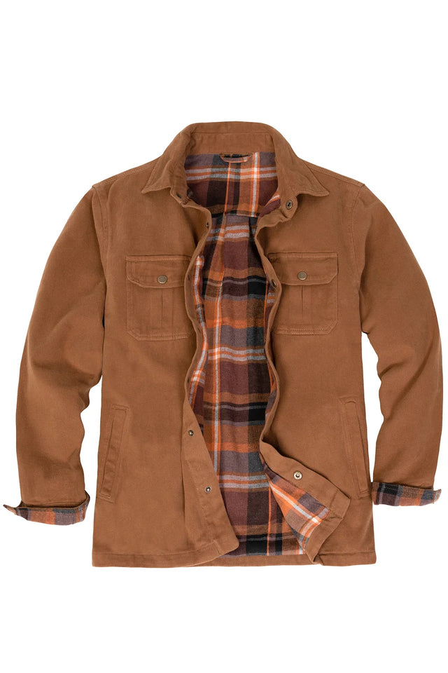 Canvas flannel lined jacket online