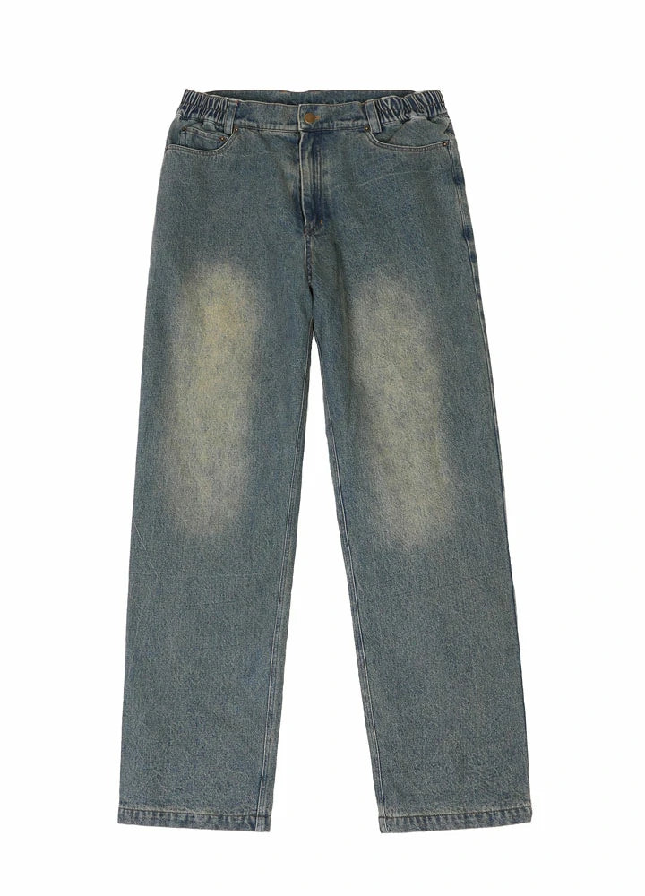 Men's Flannel Lined Jeans,Straight Leg