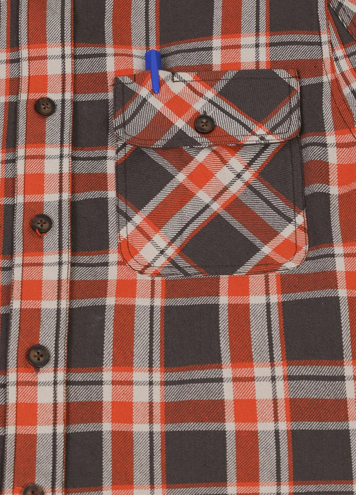 Men's Free Swingin' Workwear Flannel Shirt,100% Cotton