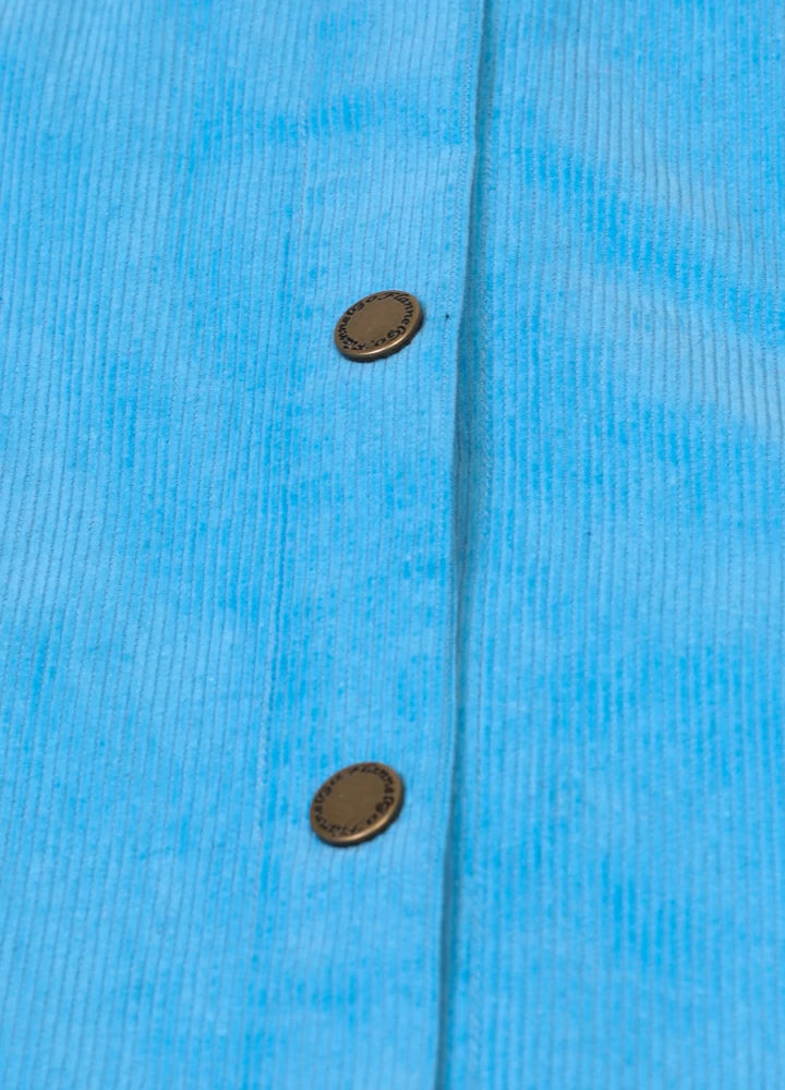 Women's Boyfriend Fit Flannel-Lined Long-Sleeve Corduroy Shirt Jacket