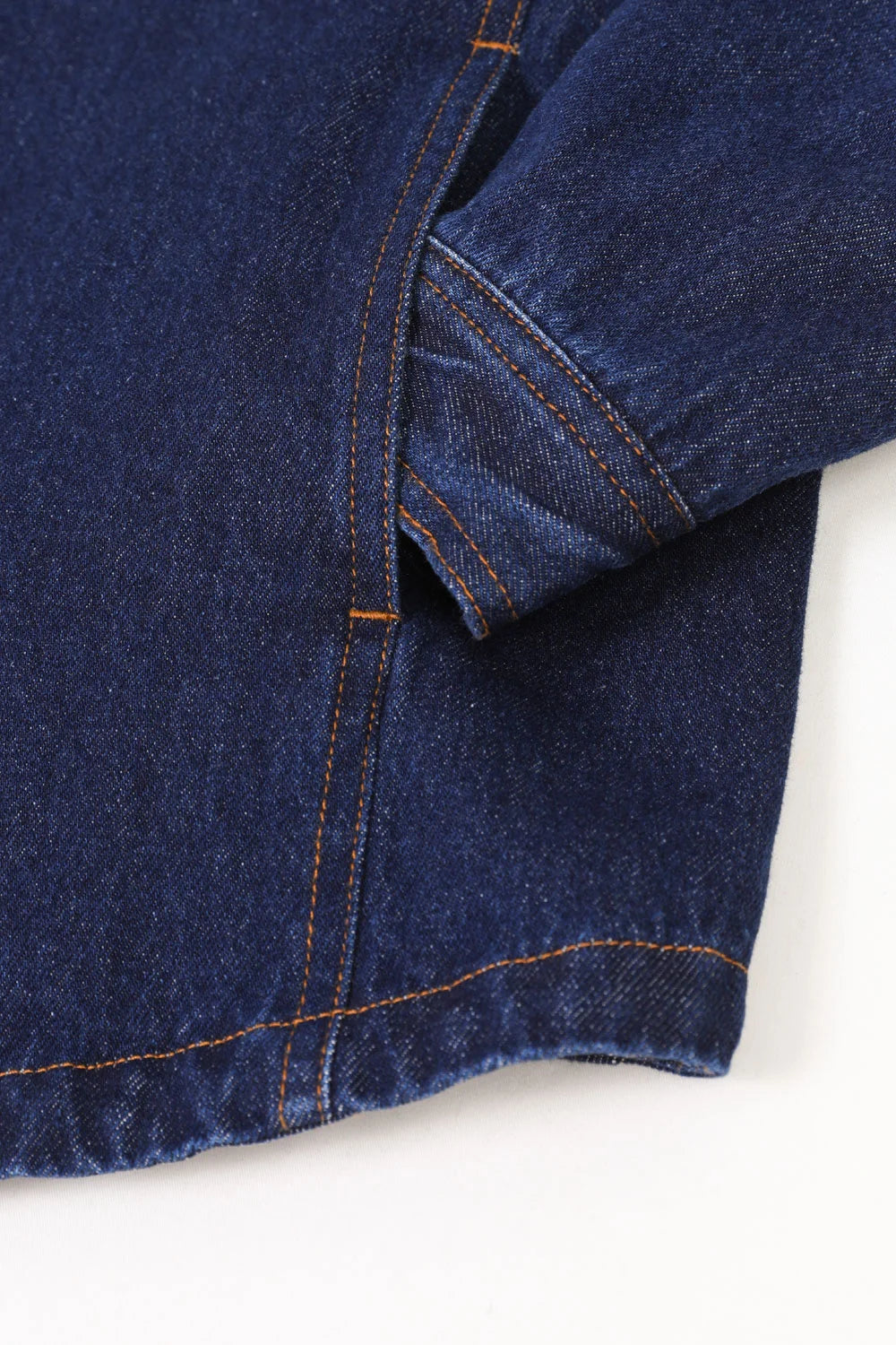 Women's Flannel-Lined Denim Shirt Jacket,Snap Jean Shacket – FlannelGo