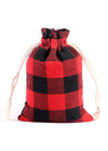 8 Pieces Plaid Cotton Candy Bag