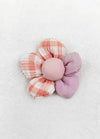 Patchwork Plaid Brooch Pin