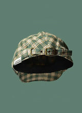 Women's Vintage Plaid Beret Hat