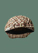 Women's Vintage Plaid Beret Hat