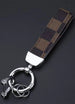 Leather Car Keychain, Anti-Lost D-Ring