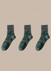 3 Pairs of Men's Vintage Crew Socks