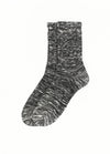 Men's Vintage Slub Cotton Textured Crew Socks