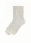 Men's Vintage Slub Cotton Textured Crew Socks