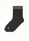 Men's Casual Double-Cylinder Ribbed Crew Socks