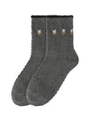 Women's Garden Poetic Embroidery Cotton Socks - Combo Set