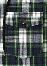 Vintage Inspired Hooded Plaid Flannel Shirt, Streetwear Cut