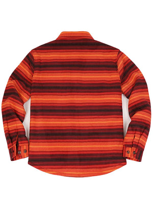 Men's Fleece Lined Plaid Shirt Jacket, Button Down