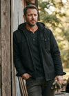 Men's Sherpa Lined Full Zip Up Flannel Plaid Hooded Jacket