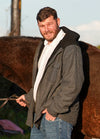 Men's Sherpa Lined Warm Flannel Plaid Hoodie Jacket