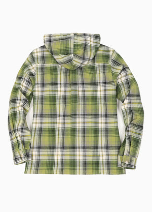 Women's Flower Whisperer Midweight Flannel Hooded Shirt