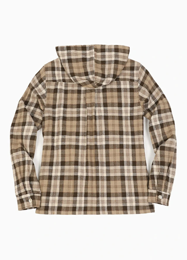 Women's Flower Whisperer Midweight Flannel Hooded Shirt