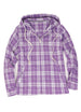 Women's Flower Whisperer Midweight Flannel Hooded Shirt