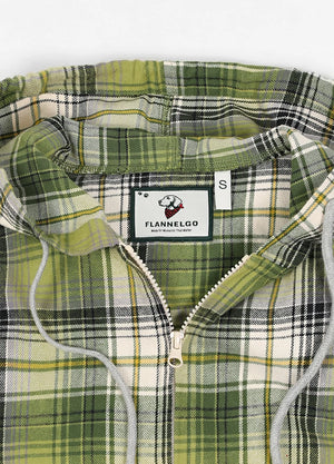 Women's Flower Whisperer Midweight Flannel Hooded Shirt