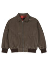 Kids Zip Up Faux Leather Jacket, Flannel Lined