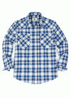 Men's Plaid Long Sleeve Western Shirt, Pearl Snap