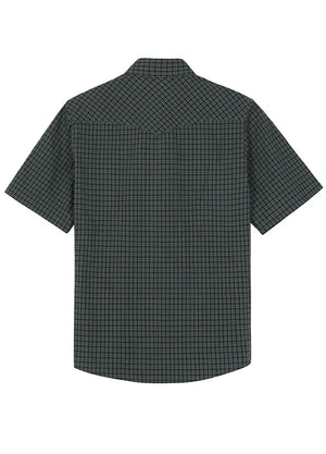 Men's Snap button Short-Sleeve Western shirt