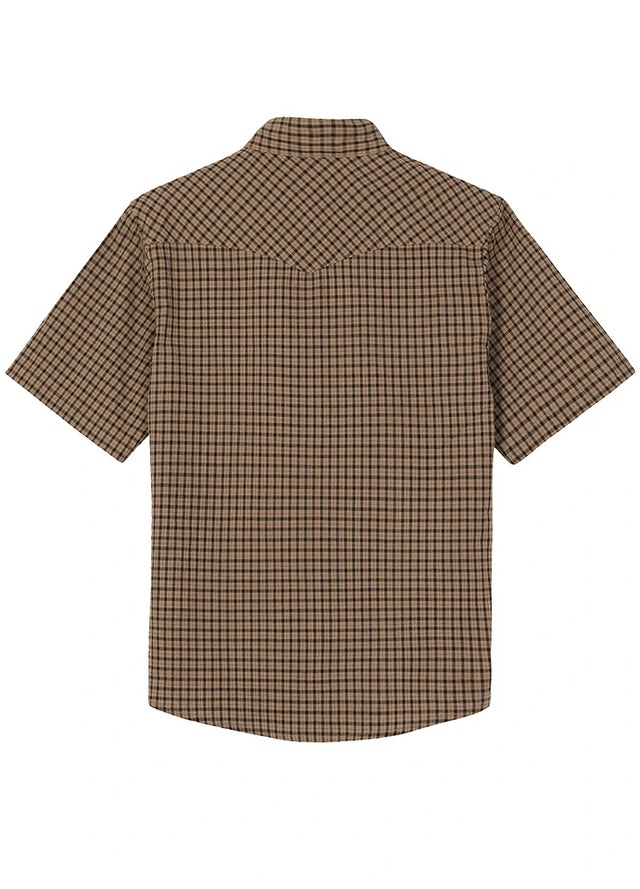 Men's Snap button Short-Sleeve Western shirt