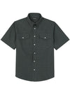 Men's Snap button Short-Sleeve Western shirt
