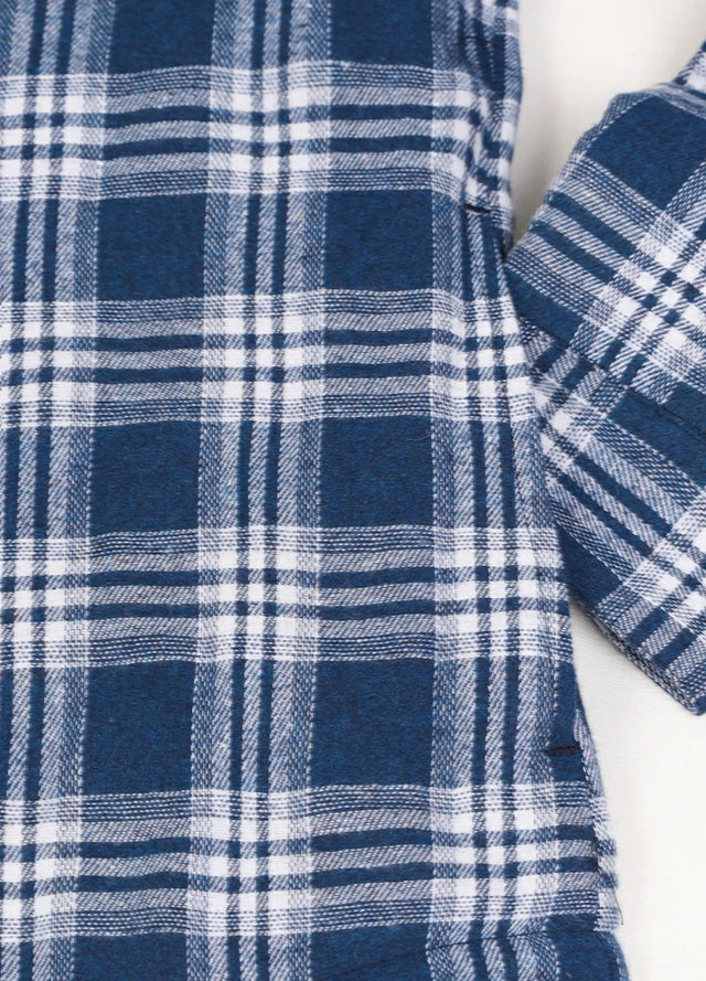 Women's Zip Up Flannel Shirt Jacket, Quilted Lined