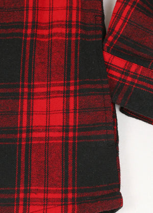 Women's Zip Up Flannel Shirt Jacket, Quilted Lined