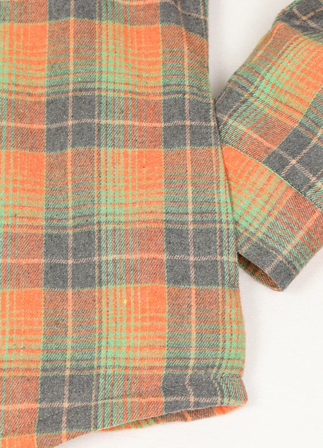 Women's Zip Up Flannel Shirt Jacket, Quilted Lined