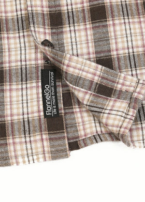 Product view of mocha rose men's rugged ridge burlyweight performance flannel shirt-XR1111MR-S,XR1111MR-M,XR1111MR-L,XR1111MR-XL,XR1111MR-XXL,XR1111MR-3XL