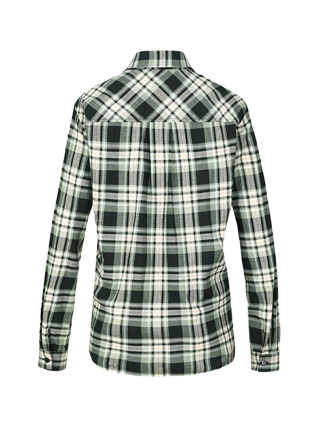 Women's Soft Flannel Shirt, Roll Up Sleeve
