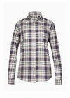 Women's Soft Flannel Shirt, Roll Up Sleeve