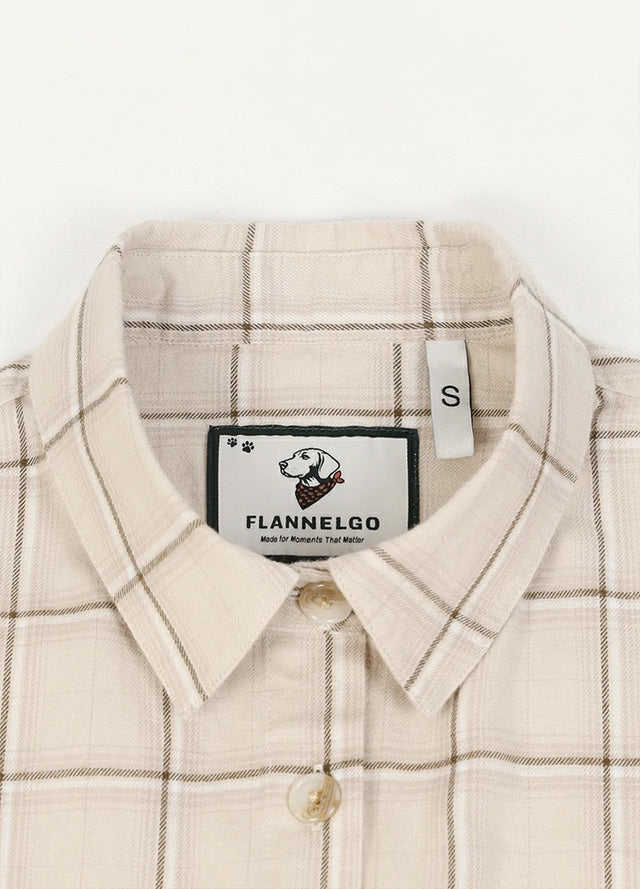 Women's Soft Flannel Shirt, Roll Up Sleeve