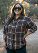 Women's Soft Flannel Shirt, Roll Up Sleeve