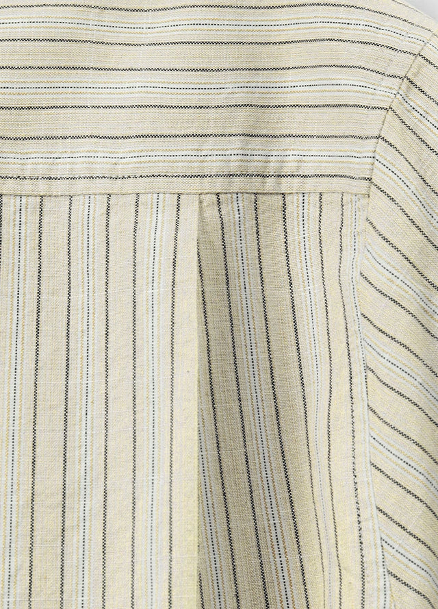 Men's Breathable Fine Stripe Short Sleeve Shirt