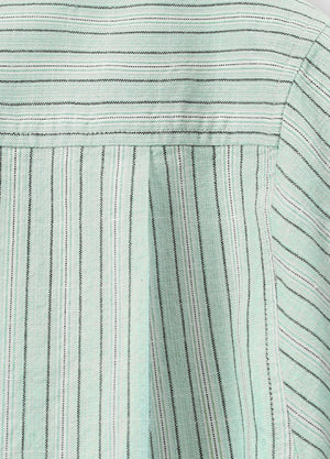 Men's Breathable Fine Stripe Short Sleeve Shirt