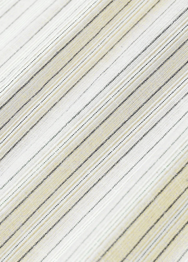 Men's Breathable Fine Stripe Short Sleeve Shirt