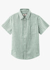 Men's Breathable Fine Stripe Short Sleeve Shirt