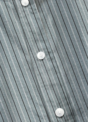 Men's Stripe Seersucker Short Sleeve Shirt