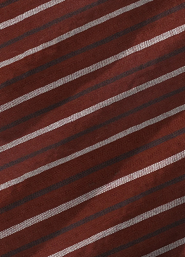 Men's Stripe Seersucker Short Sleeve Shirt