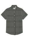Men's Stripe Seersucker Short Sleeve Shirt