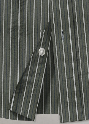 Men's Stripe Seersucker Short Sleeve Shirt