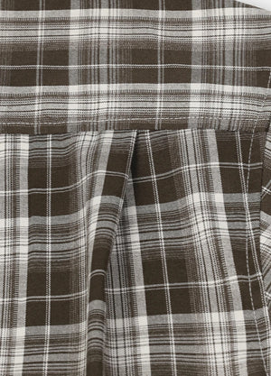 Men's Lightweight Plaid Short Sleeve Shirt