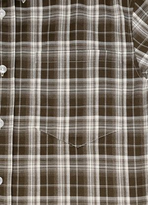 Men's Lightweight Plaid Short Sleeve Shirt