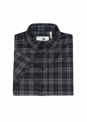Men's Lightweight Plaid Short Sleeve Shirt