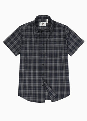 Men's Lightweight Plaid Short Sleeve Shirt