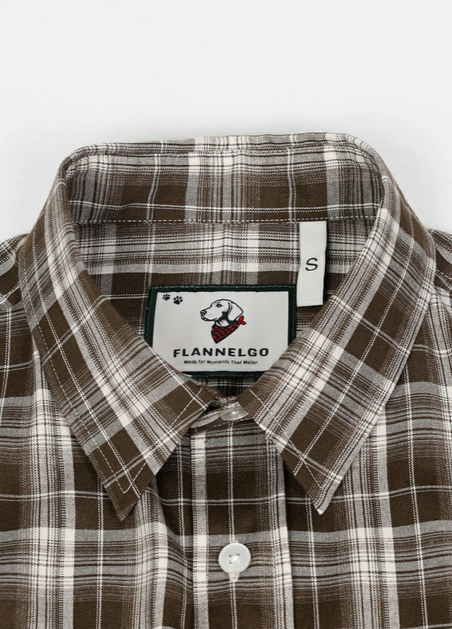 Men's Lightweight Plaid Short Sleeve Shirt
